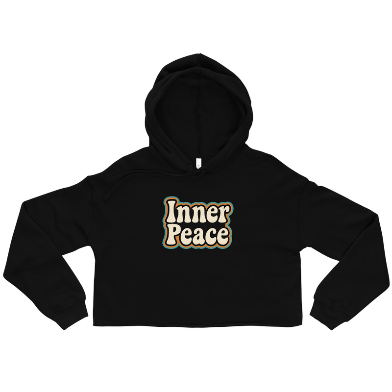 Inner Peace Cropped Hoodie