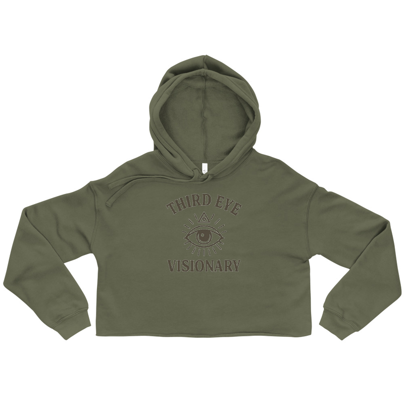 Third Eye Visionary Crop Hoodie