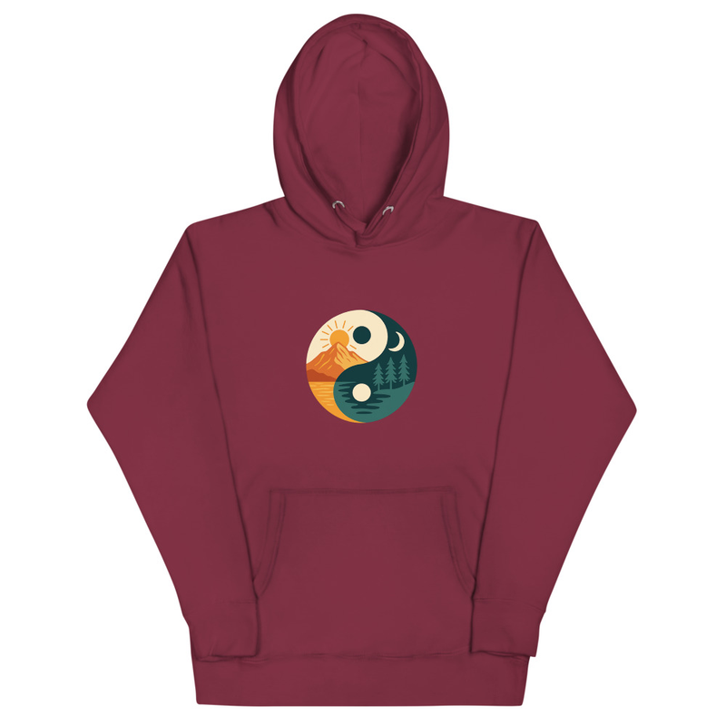 Yin Yang Nature Hoodie