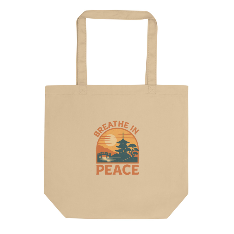 Breathe In Peace Tote Bag