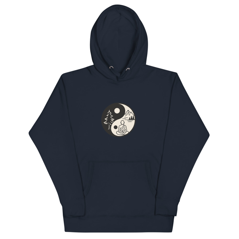 Yin Yang Nature Meditation Hoodie