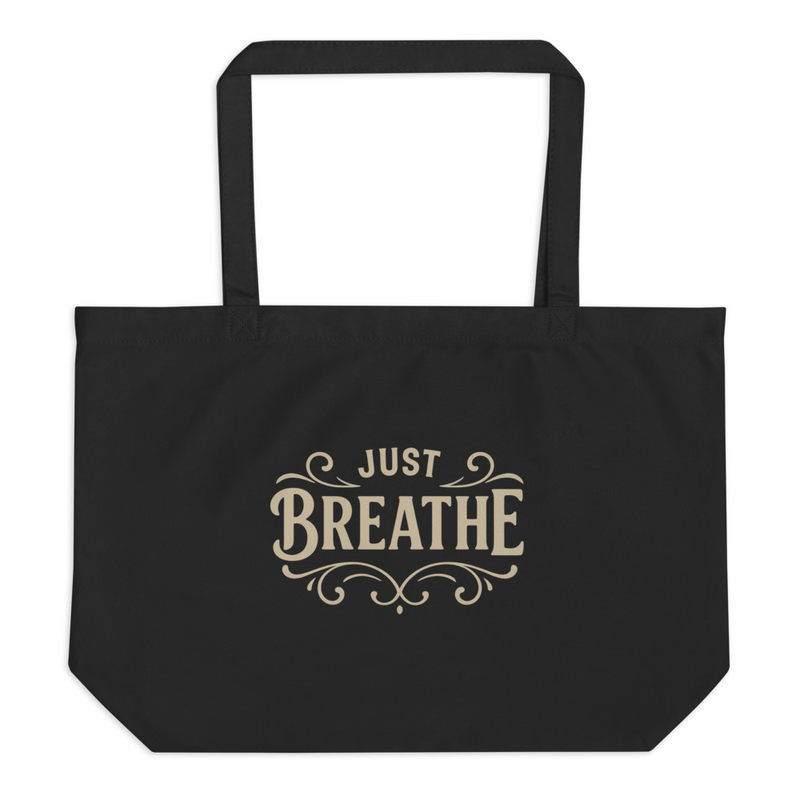 Just Breathe Tote Bag