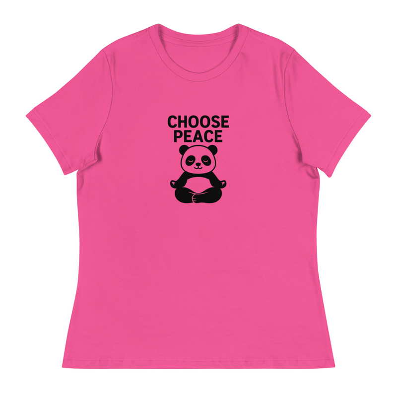 Choose Peace Panda T-shirt