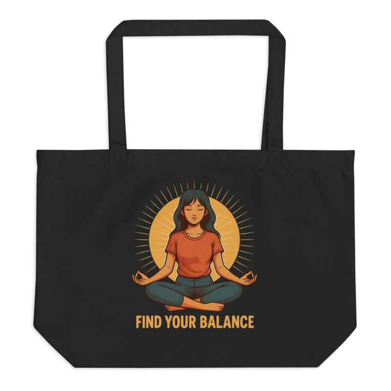 Yoga Balance Tote Bag