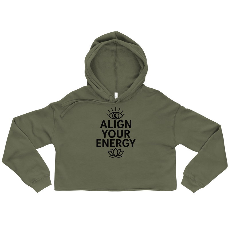 Align Your Energy Cropped Hoodie