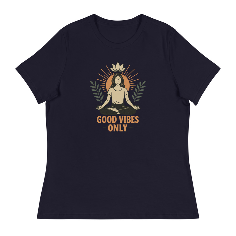 Good Vibes Only Yoga T-shirt