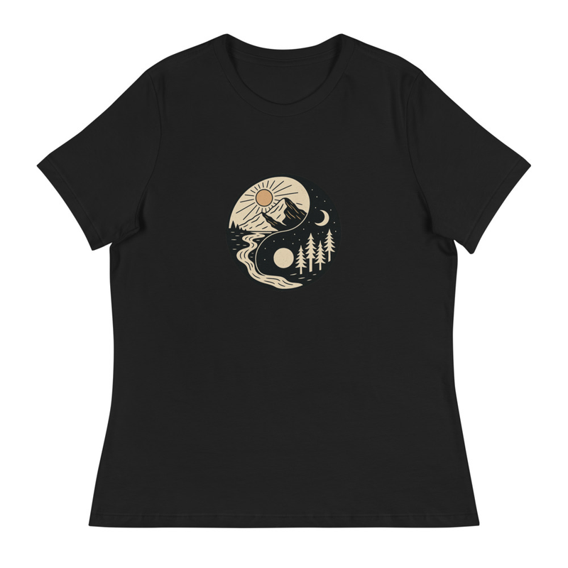 Nature Yin Yang Graphic T-shirt