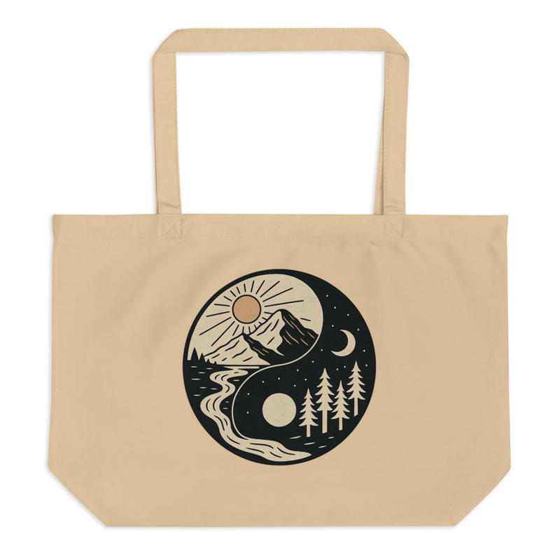 Nature Adventure Canvas Tote Bag