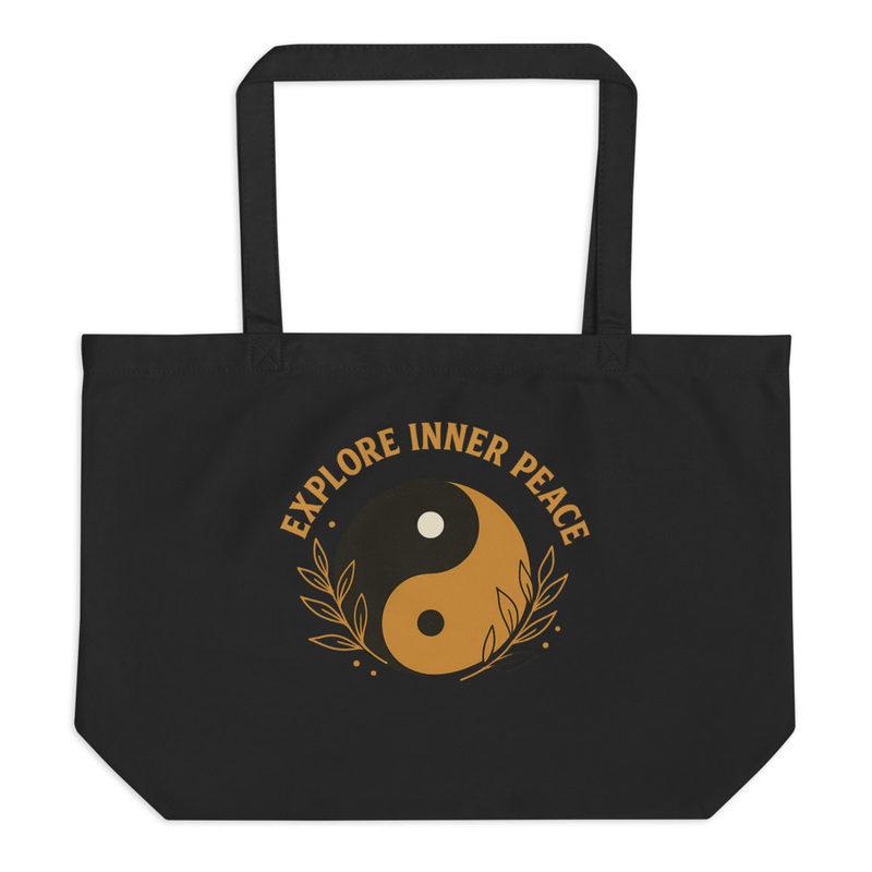 Yin Yang Explore Inner Peace Tote Bag