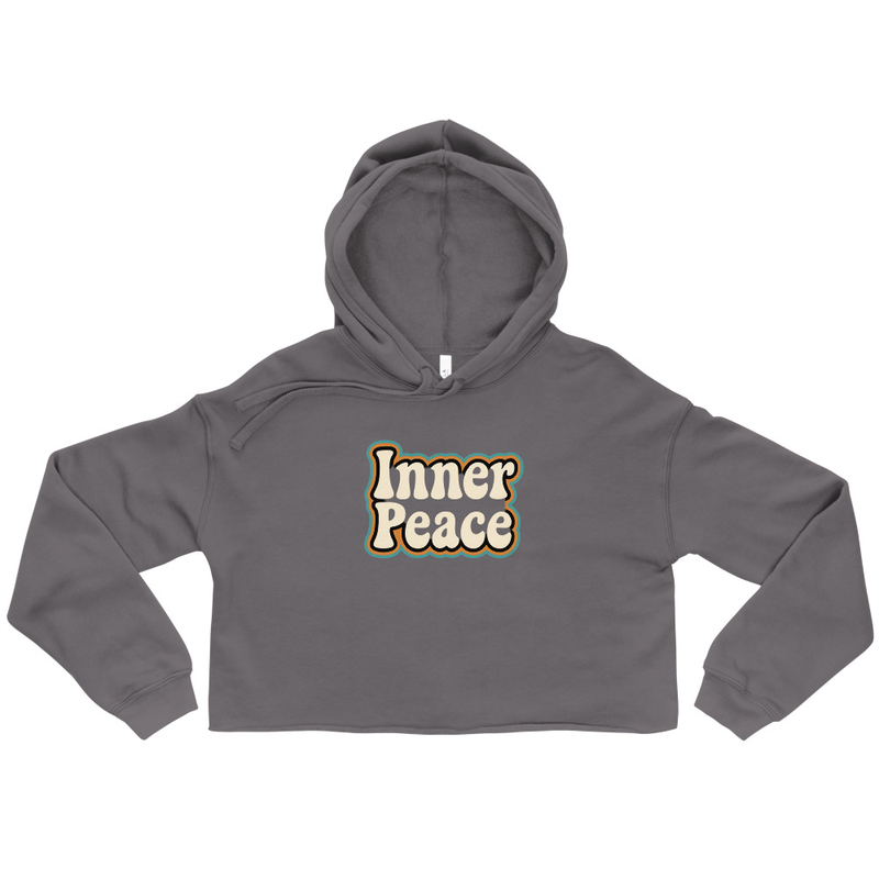 Inner Peace Cropped Hoodie