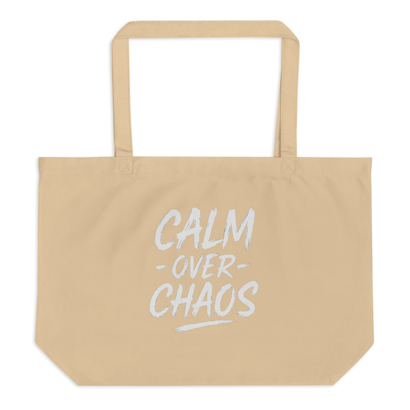 Calm Over Chaos Tote Bag