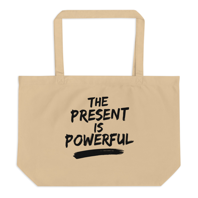 The Present Is Powerful Canvas Tote Bag