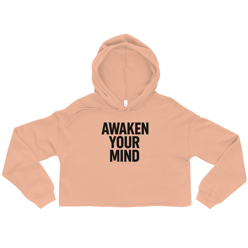 Awaken Your Mind Cropped Hoodie