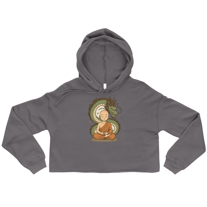 Buddha Meditation Crop Hoodie