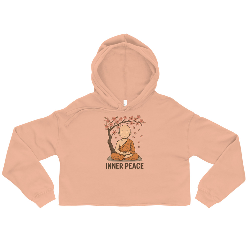 Inner Peace Cropped Hoodie