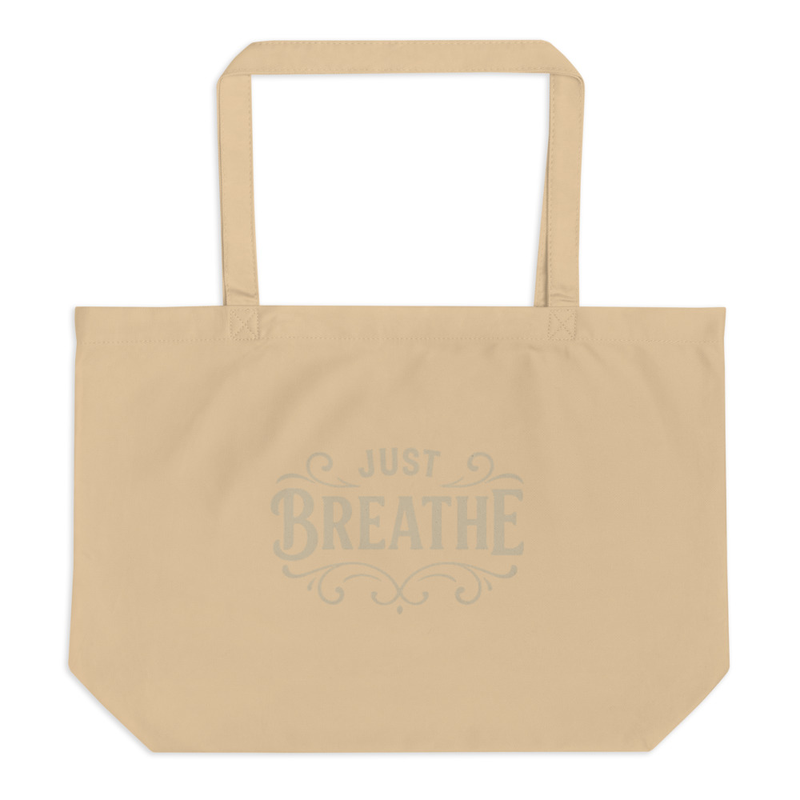 Just Breathe Tote Bag