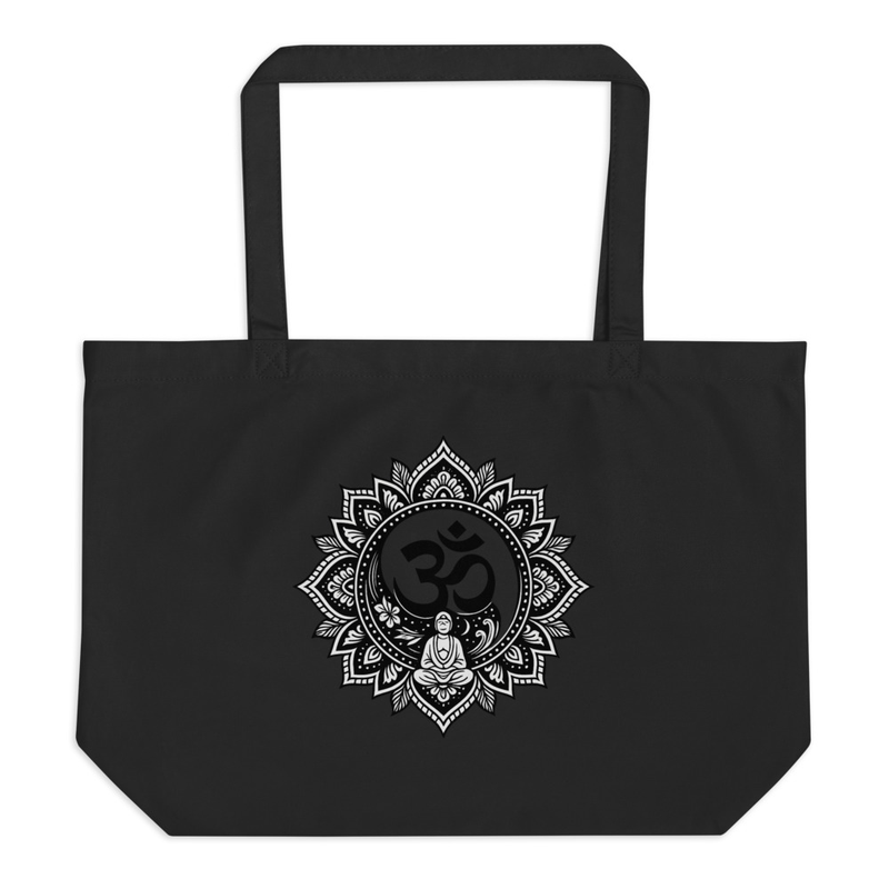 Mandala Om Symbol Tote Bag