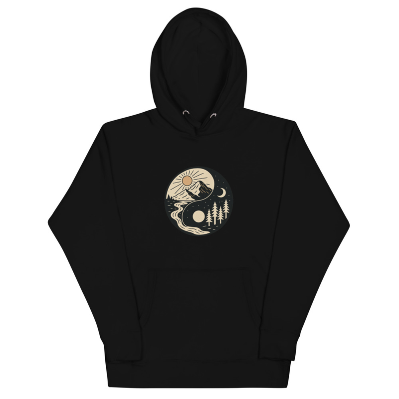 Yin Yang Nature Hoodie
