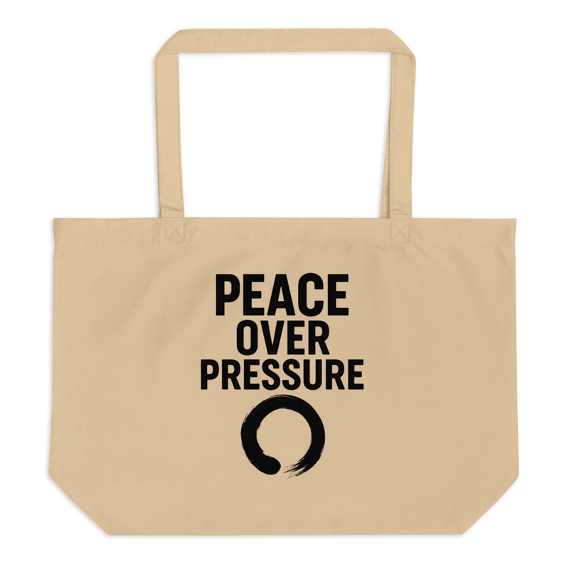 Peace Over Pressure Tote Bag
