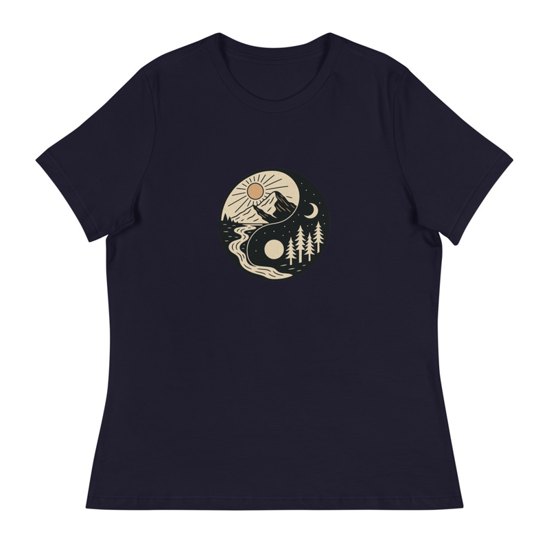 Nature Yin Yang Graphic T-shirt