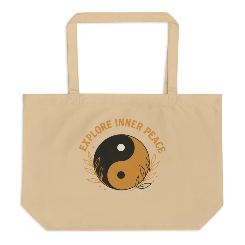Yin Yang Explore Inner Peace Tote Bag