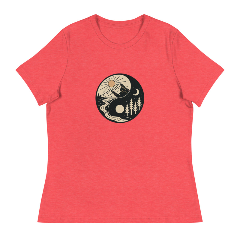 Nature Yin Yang Graphic T-shirt