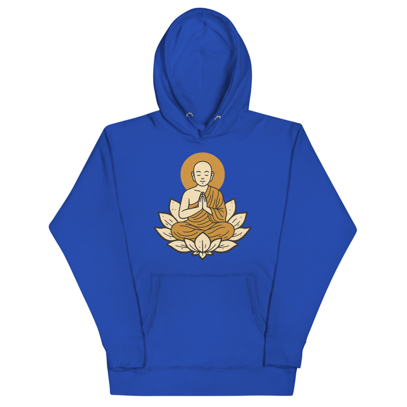 Buddha Lotus Graphic Hoodie