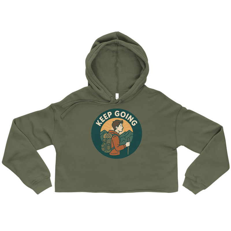 Keep Going Cropped Hoodie
