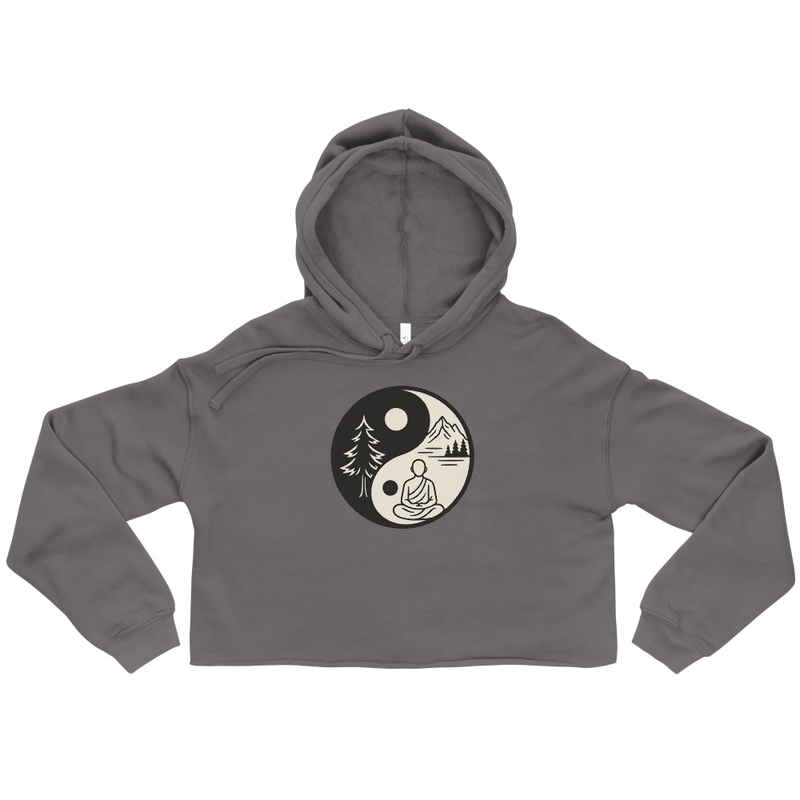 Yin Yang Nature Crop Hoodie