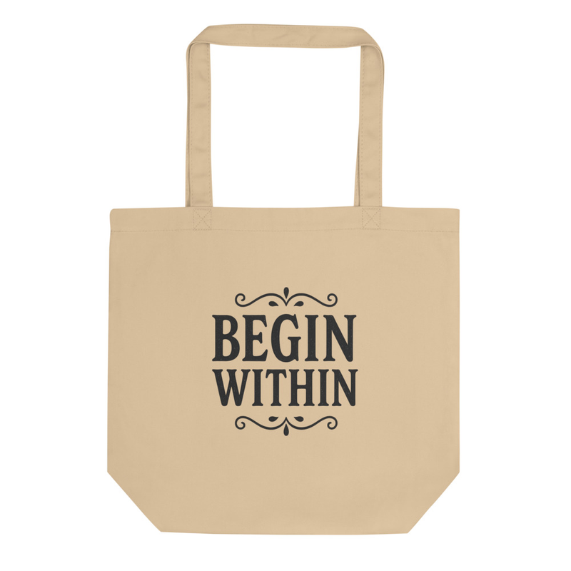 Begin Within Cotton Tote Bag