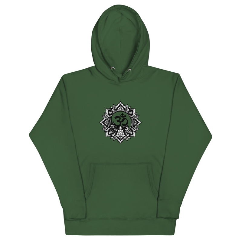 Burgundy Mandala Hoodie