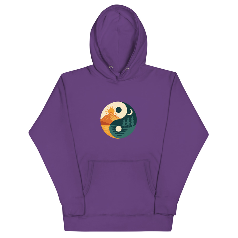Yin Yang Nature Hoodie