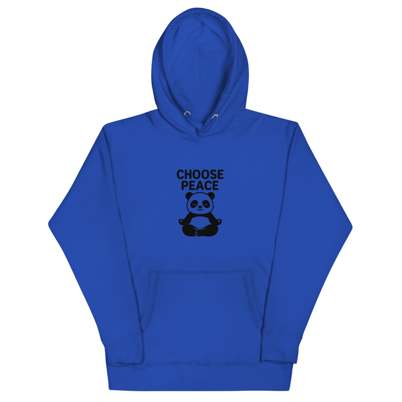 Choose Peace Panda Hoodie