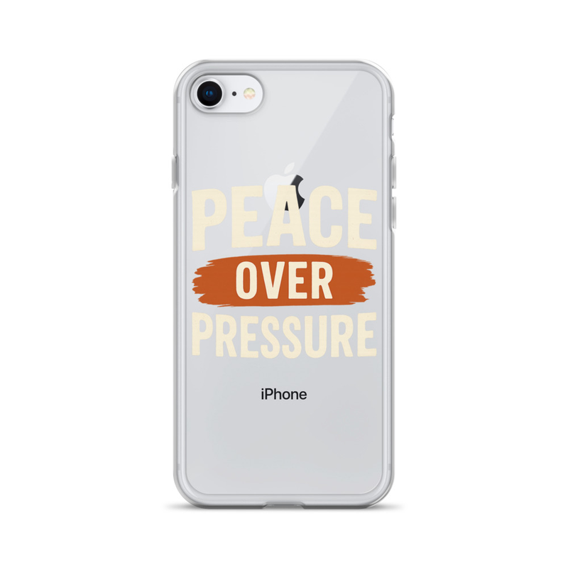 Peace Over Pressure iPhone Case
