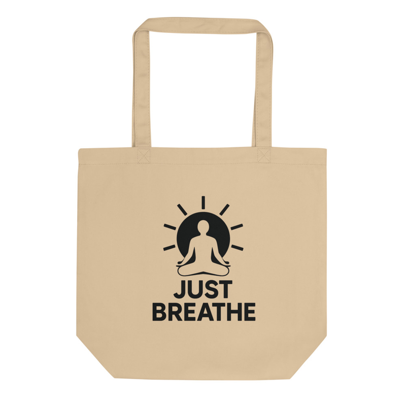 Just Breathe Tote Bag