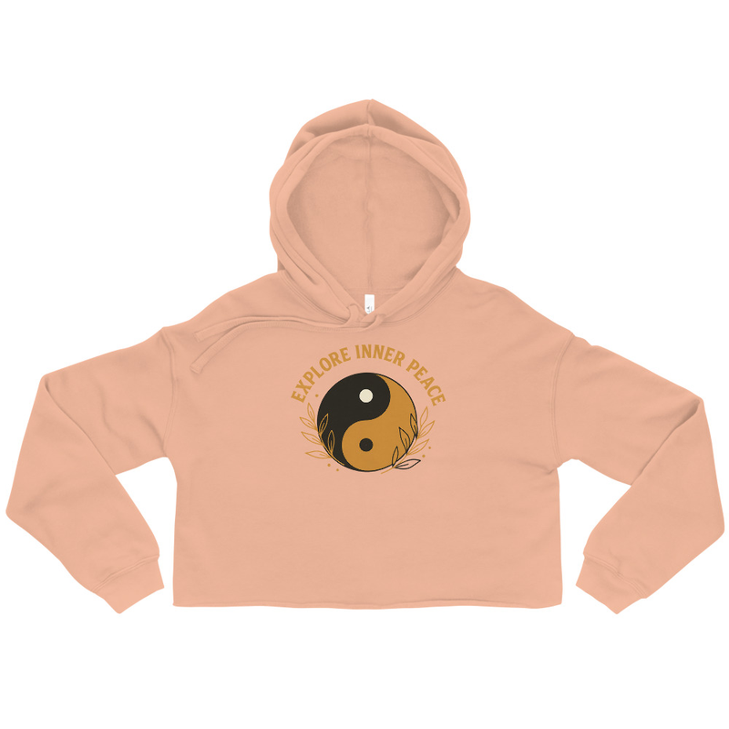 Explore Inner Peace Cropped Hoodie
