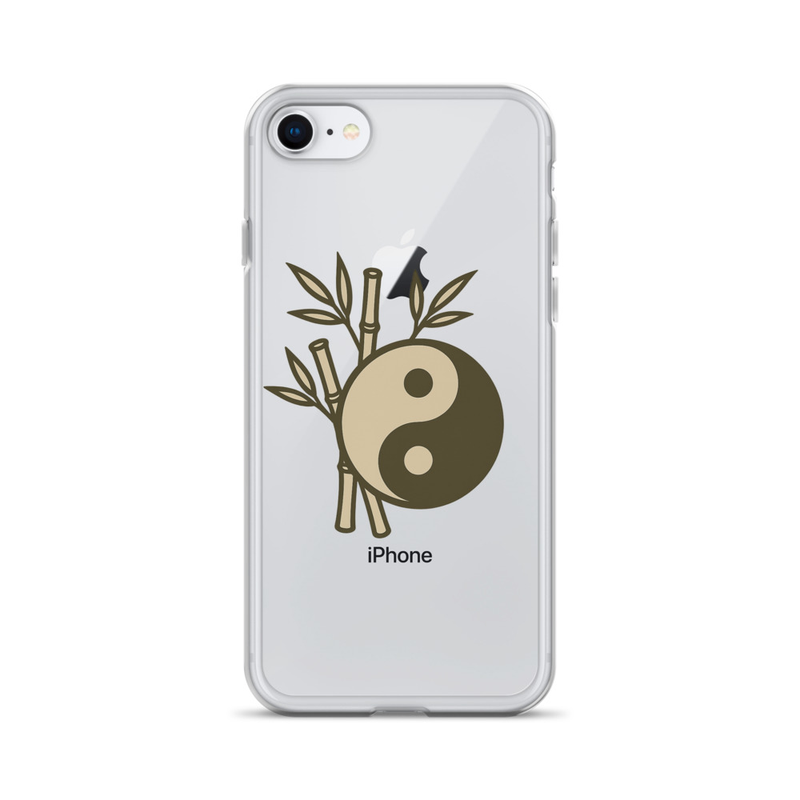 Yin Yang Bamboo iPhone Case
