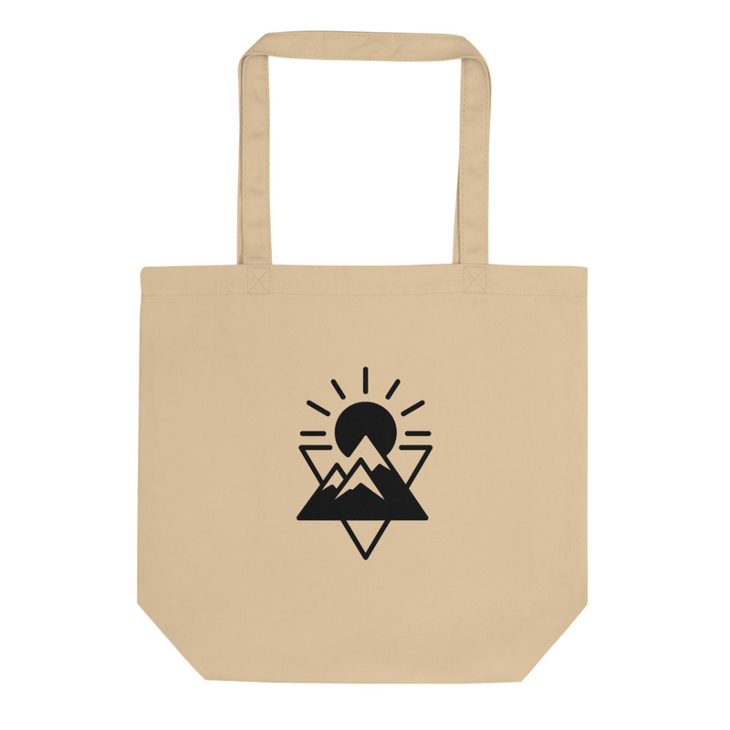 Beige Canvas Tote Bag