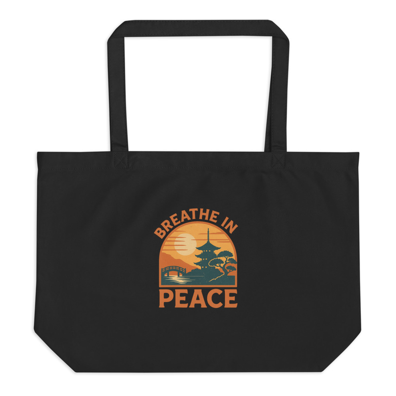 Breathe In Peace Tote Bag