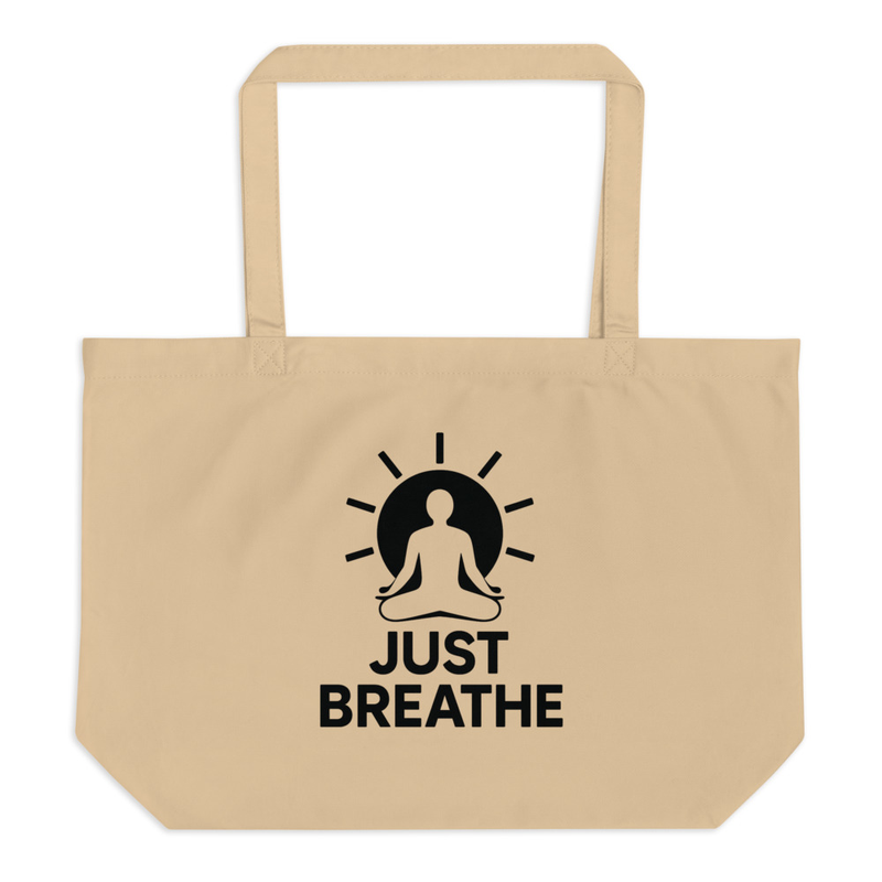 Just Breathe Tote Bag