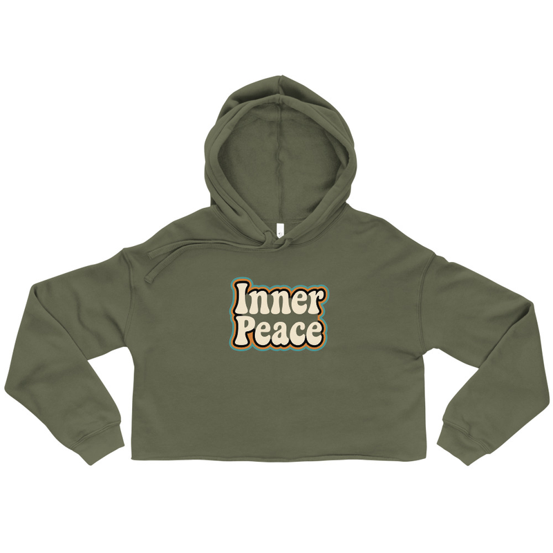 Inner Peace Cropped Hoodie