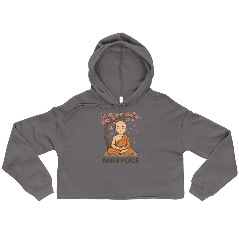 Inner Peace Cropped Hoodie