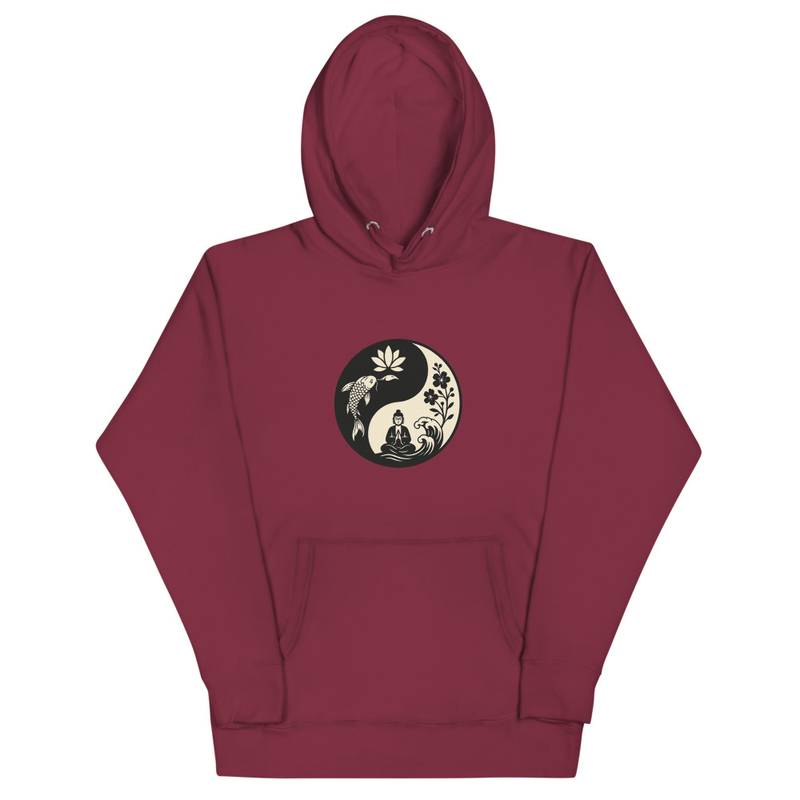 Buddha Yin Yang Hoodie