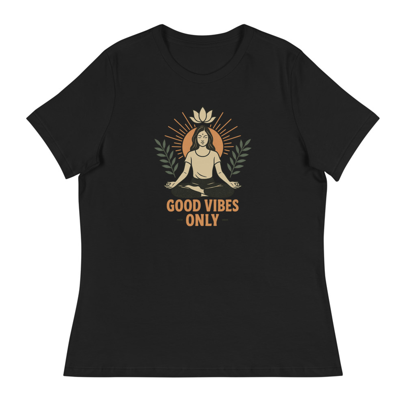 Good Vibes Only Yoga T-shirt