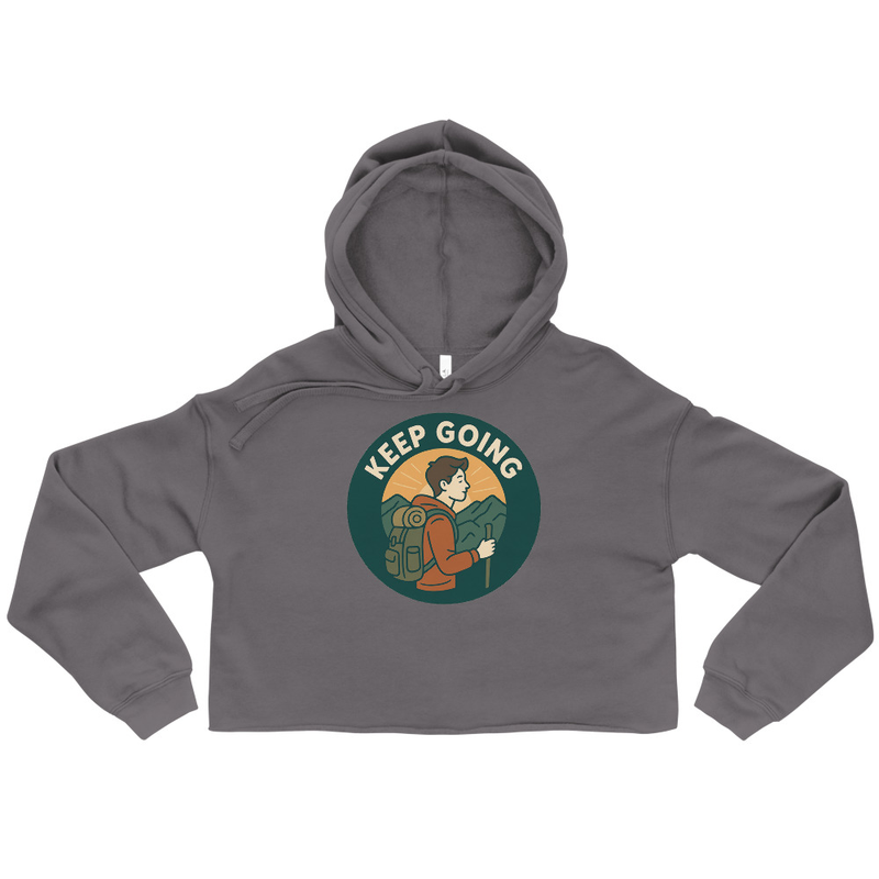 Keep Going Cropped Hoodie