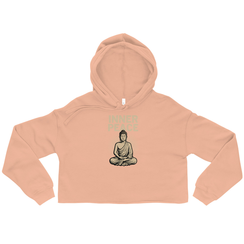 Inner Peace Crop Hoodie
