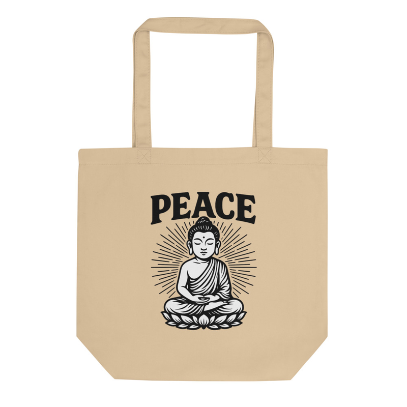 Peace Buddha Tote Bag