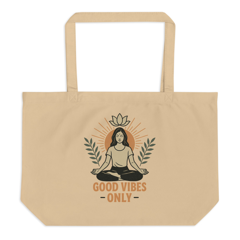Good Vibes Only Canvas Tote Bag