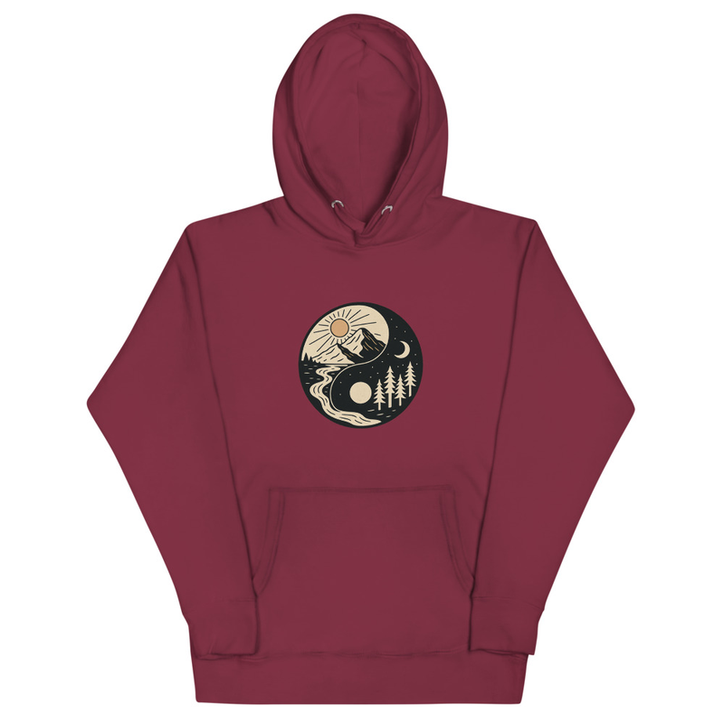 Yin Yang Nature Hoodie