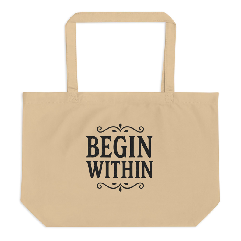 Begin Within Canvas Tote Bag